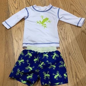 🎉HP🎉 Florence Eiseman Swim Trunks & Rash Gaurd